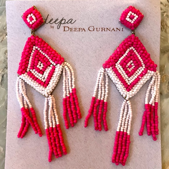 Anthropologie Jewelry - NWT Anthropologie Deepa Beaded Diamond Chandeliers